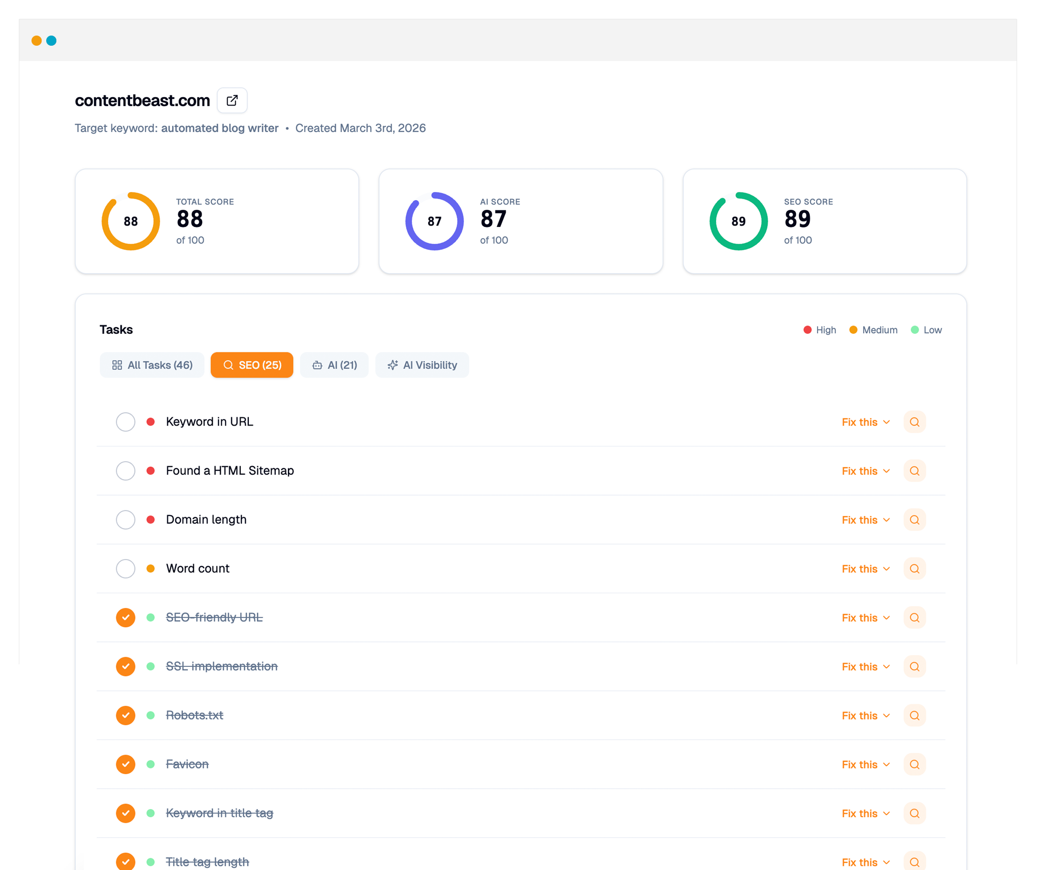 free seo website audit tool