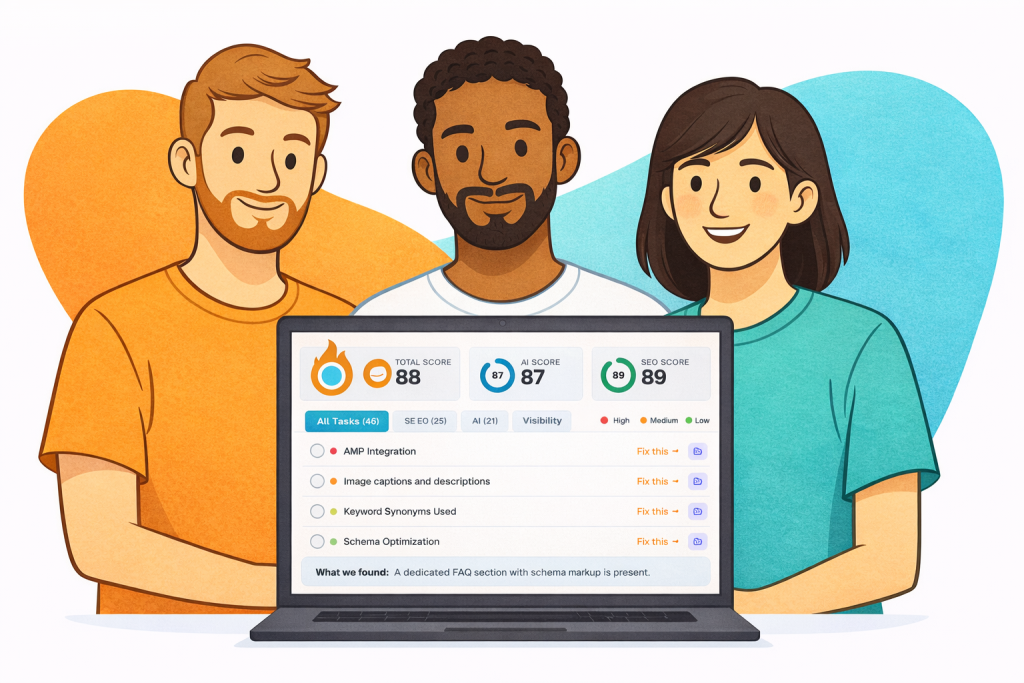 free website AI audit example